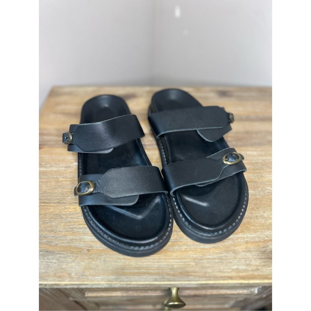 Liberte Amalfi Sandals, Black - Size 8/39